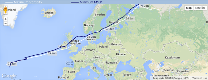 Storm track for Daria