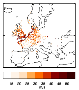 Image of Observational footprint for Daria (Burns' Day storm)