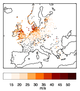 Image of Observational footprint for Erwin (Gudrun)