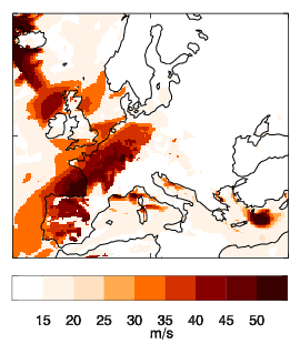 Image of Recalibrated upper 95% bound for Xynthia