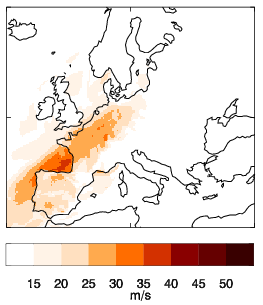 Image of Uncontaminated raw footprint for Xynthia