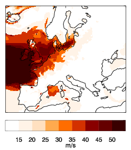 Image of Recalibrated upper 95% bound for 5 Jan 91