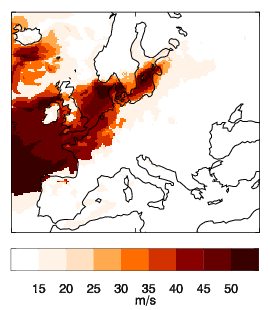 Image of Recalibrated upper 95% bound for 8 Jan 91