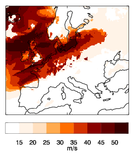 Image of Recalibrated upper 95% bound for 13 Jan 93